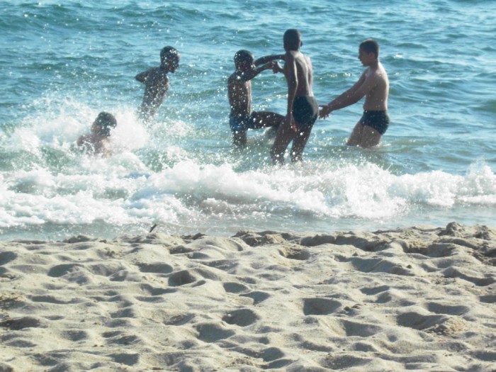 jeux dans l'eau