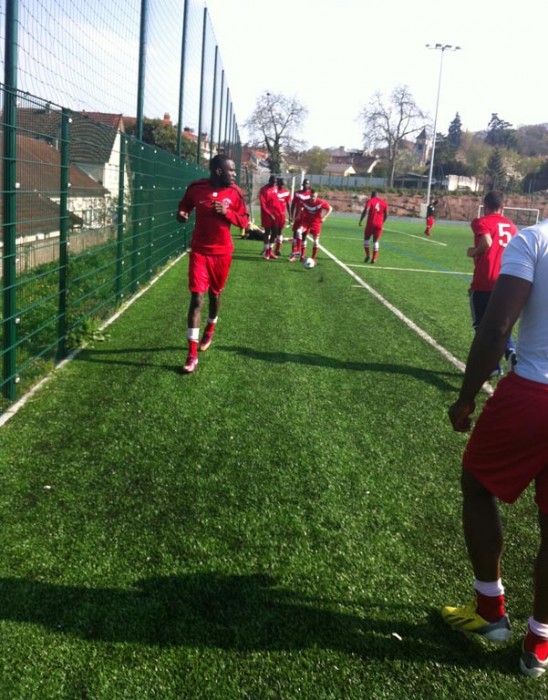entrainement des séniors Pierrefitte FC
